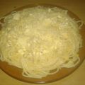 El cooksnap de Lady Marmalade cuando hizo Spaghetti con salsa de limón y parmesano.