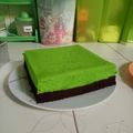 Cooksnap dari Venansia untuk resep Brownies Pandan Kukus (ala) Amanda