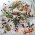 Geeta Khurana's cooksnap of when they made Dahi bhalla.