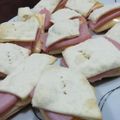 El cooksnap de Noelia cuando hizo Fosforitos de Jamón y Queso.