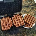 El cooksnap de mariaflores71 cuando hizo Waffles de avena, almendras y cocoa.