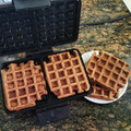 El cooksnap de mariaflores71 cuando hizo Waffles de avena, almendras y cocoa.