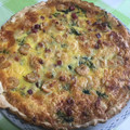 El cooksnap de Marián Gz cuando hizo Quiche de acelgas y champiñones.