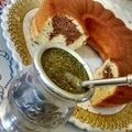 El cooksnap de Roomi Fernández cuando hizo Budín marmolado.