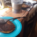 El cooksnap de franccesca cuando hizo Panqueques de Avena y Manzana 🍎 🥞.