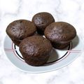 El cooksnap de Sandri 🌿 cuando hizo Muffins veganos de cacao, café y arándanos.