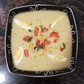 El cooksnap de Melanio Esteban cuando hizo Sopa fría de pepino sin lácteos.