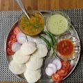 Ila Pithadia's cooksnap of when they made ઈડલી સંભાર.