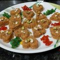 Alpana Jaiswal का कुकस्नैप जब उन्होंने मावा ड्राई फ्रूट्स बर्फी (Mawa Dry Fruits Burfi recipe in Hindi) बनाया था।