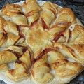 El cooksnap de Miguel Perez cuando hizo Estrella de hojaldre con bacon y queso.