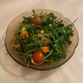 El cooksnap de Eduardo Agudo Alba cuando hizo Ensalada de canónigos y rúcula con manzana.