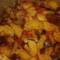 Drisana joshi का कुकस्नैप जब उन्होंने आलू बैंगन की सब्जी (Aloo baingan ki sabzi recipe in hindi) बनाया था।