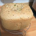El cooksnap de Tam cuando hizo Pan de espelta en panificadora con sésamo.