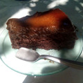 El cooksnap de giuliana Del Valle cuando hizo Torta flan.