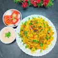 Madhu Jain का कुकस्नैप जब उन्होंने हांडी वेज़ दम बिरयानी (Handi veg dum biryani recipe in hindi) बनाया था।