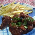 El cooksnap de Marcela Alejandra cuando hizo Lomo de cerdo en salsa agridulce.