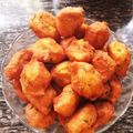 Navinder Kaur's cooksnap of when they made Bhajiya #endofyearchallenge#.