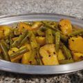 Naheed Alam's cooksnap of when they made Beans potato dry sabzi.