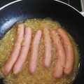 El cooksnap de Ingrid Parra Diaz cuando hizo Salchichas encebolladas con cerveza.
