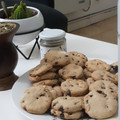 El cooksnap de Mica cuando hizo Galletitas con Chips de Chocolate.
