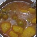 Sakti raj का कुकस्नैप जब उन्होंने आलू मटर की सब्जी (Aloo Matar Ki Sabji recipe in Hindi) बनाया था।