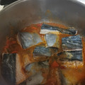 El cooksnap de Arantxa Artigas cuando hizo Albacora en salsa de tomate.