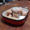 El cooksnap de Diana Wagner Dietrich cuando hizo KREPPEL (torta frita alemana).