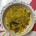 chaitali ghatak का कुकस्नैप जब उन्होंने कांदा पोहा बनाया था।