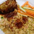Cooksnap Nor Zahida Aini semasa beliau membuat Nasi hujan panas.