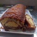 El cooksnap de Vane Alvez cuando hizo Torta cebra de mandarinas 🍊 y cacao.