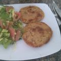 El cooksnap de Susana rosa Menéndez cuando hizo Hamburguesas de garbanzos.