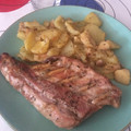 El cooksnap de Barbara8729 cuando hizo Costillar de cerdo a la miel con manzanas.