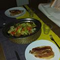 El cooksnap de Nuria Haro cuando hizo Trucha con Jamón al horno.