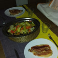 El cooksnap de Nuria Haro cuando hizo Trucha con Jamón al horno.