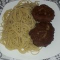El cooksnap de Angélica cuando hizo Hamburguesas de atún y avena.