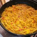 El cooksnap de María Rodríguez Esteras cuando hizo Fideuá de pollo.