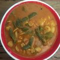 El cooksnap de i u n i o r cuando hizo Sopa de habas con nopales.