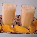 Pooja Vora's cooksnap of when they made મેંગો મિલ્ક શેક (Mango Milk Shake Recipe In Gujarati).