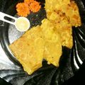 Poonam Singh's cooksnap of when they made Puran poli.