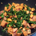 garciak88's cooksnap of when they made Kale with Squash And Onion.