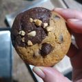Cooksnap dari Poy untuk resep Nutella - Chocolate & Butternut Chocochips Monster Cookies (No MIXER) 🍪🍪