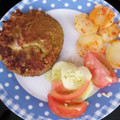 El cooksnap de Saioa cuando hizo Hamburguesa de brócoli y zanahoria.