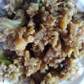Naureen Khan Lodhi's cooksnap of when they made Aloo Gobhi.