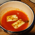 El cooksnap de Diana Fernández cuando hizo Queso panela en salsa.