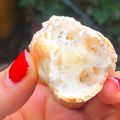 El cooksnap de Catalina Bobadilla Delgado cuando hizo Pan de Yucas Colombianas (en el exterior).