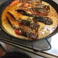 El cooksnap de Javier Rubin Lopez "el salsero" cuando hizo Arroz caldoso de bogavante.