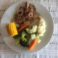 El cooksnap de Selene Castro cuando hizo Bistec de carne chapin.