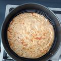 El cooksnap de Claudia Iturrieta cuando hizo Pascualina de atún y verduras con ensalada.