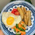 Cooksnap dari Dwi Jayanti Setyaningrum untuk resep Potato grill mix herbs and fried egg (eat clean, menu diet)