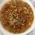 El cooksnap de Nicole Reiss cuando hizo Lentejas con carne.